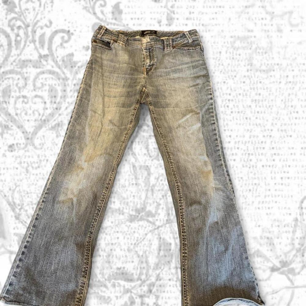 contrast vintage  y2k jeans